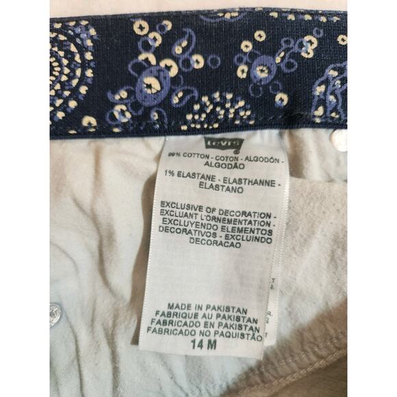 Levi's 525 Jeans Womens 14M 14 34 X 29.5 Blue Perfect Waist Straight Leg - Picture 3 of 15